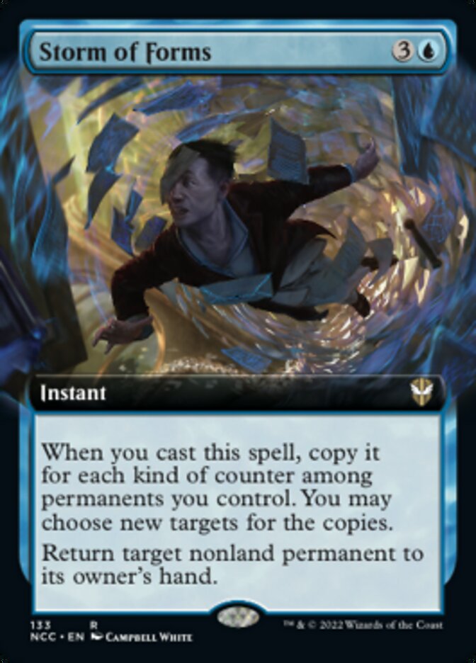 Storm of Forms (Extended Art) [Streets of New Capenna Commander] | Boutique FDB TCG