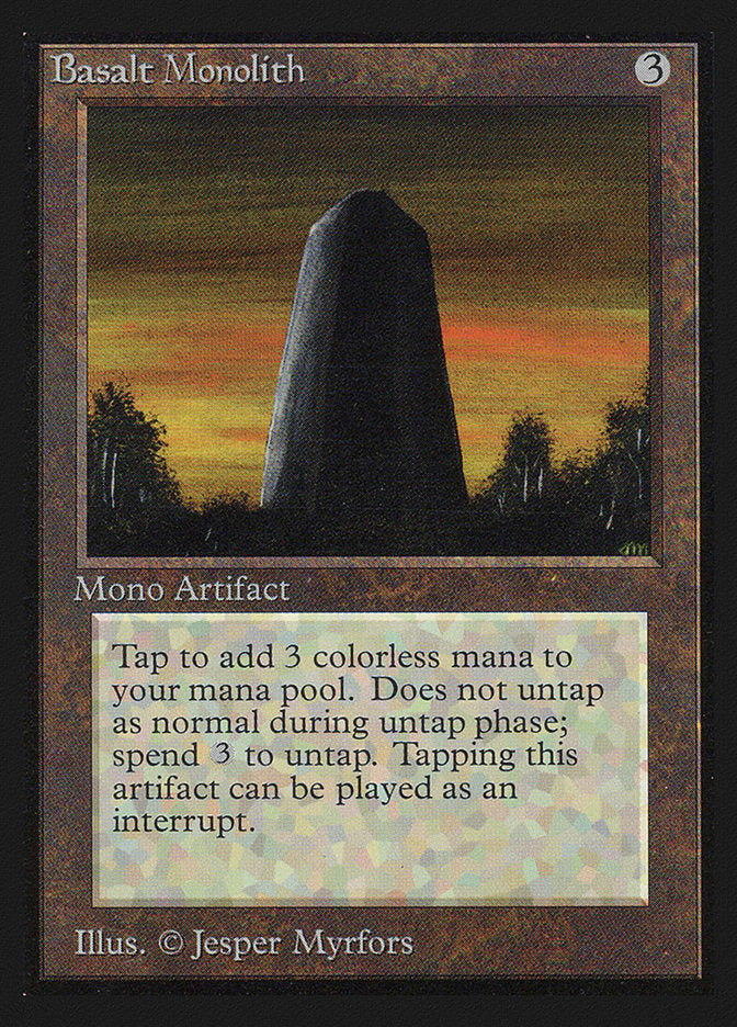 Basalt Monolith [Collectors' Edition] | Boutique FDB TCG