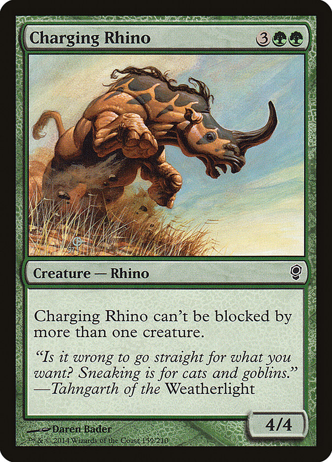 Charging Rhino [Conspiracy] | Boutique FDB TCG