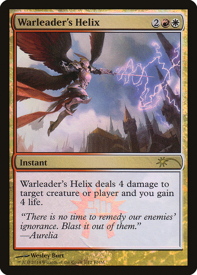 Warleader's Helix [Friday Night Magic 2014] | Boutique FDB TCG