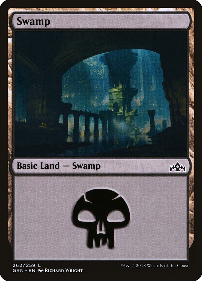 Swamp (262) [Guilds of Ravnica] | Boutique FDB TCG