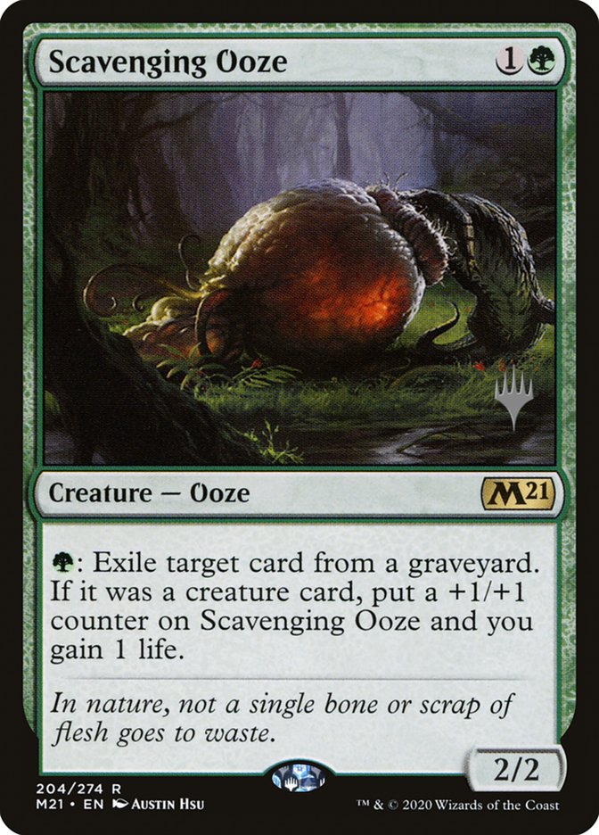 Scavenging Ooze (Promo Pack) [Core Set 2021 Promos] | Boutique FDB TCG
