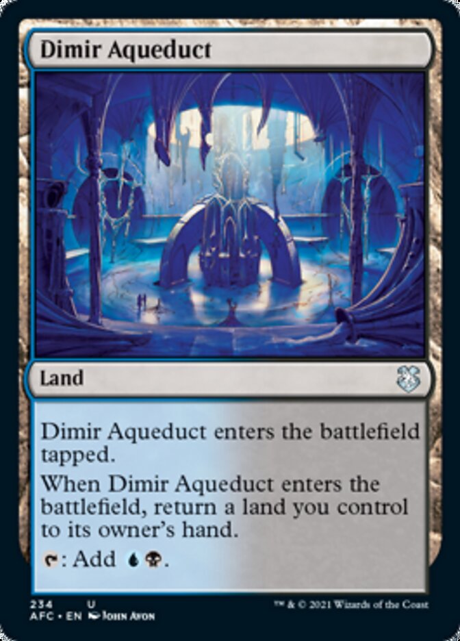 Dimir Aqueduct [Dungeons & Dragons: Adventures in the Forgotten Realms Commander] | Boutique FDB TCG