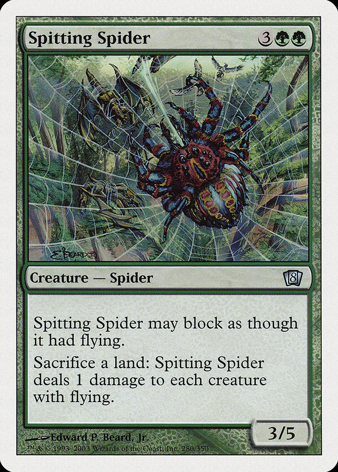 Spitting Spider [Eighth Edition] | Boutique FDB TCG