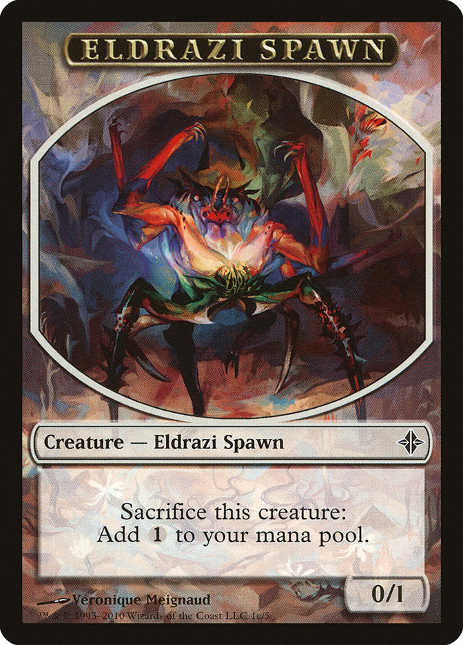 Eldrazi Spawn Token (1c/5) [Rise of the Eldrazi Tokens] | Boutique FDB TCG