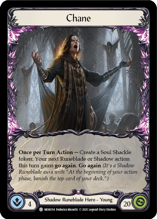 Chane, Bound by Shadow // Chane [MON153 // MON154] (Monarch)  1st Edition Normal | Boutique FDB TCG