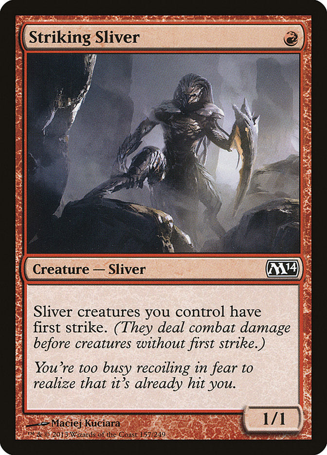 Striking Sliver [Magic 2014] | Boutique FDB TCG