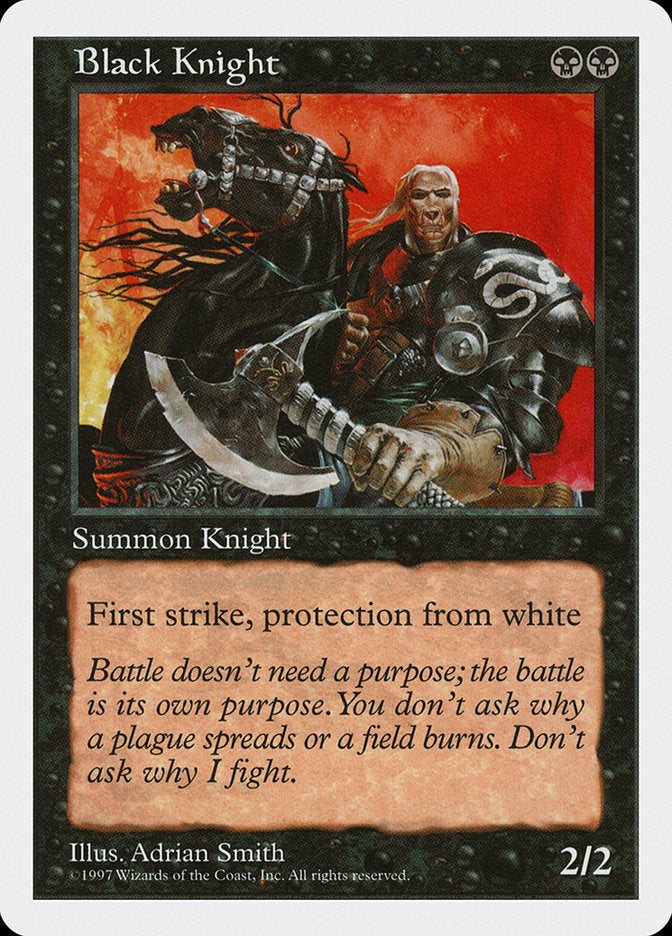 Black Knight [Fifth Edition] | Boutique FDB TCG