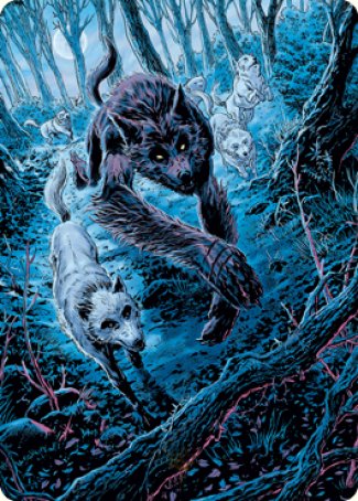 Untamed Pup Art Card [Innistrad: Midnight Hunt Art Series] | Boutique FDB TCG