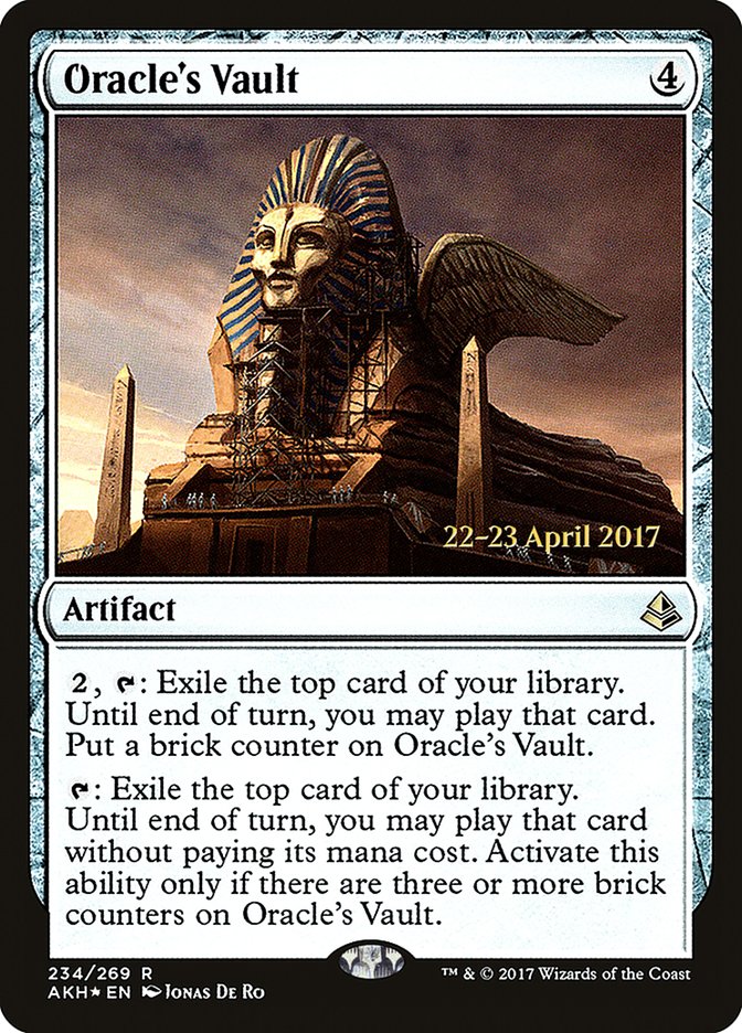 Oracle's Vault [Amonkhet Prerelease Promos] | Boutique FDB TCG