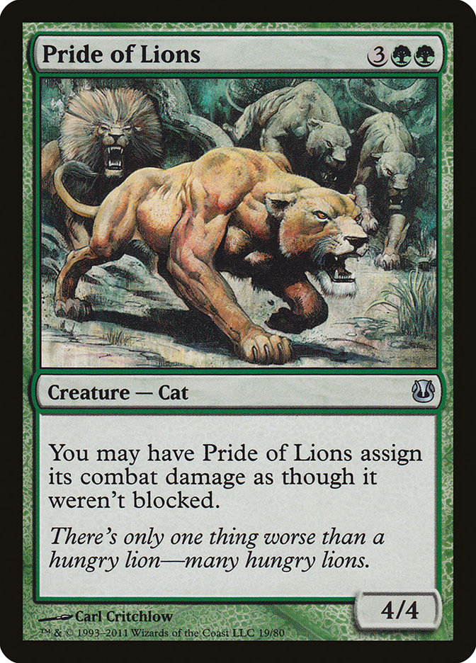 Pride of Lions [Duel Decks: Ajani vs. Nicol Bolas] | Boutique FDB TCG