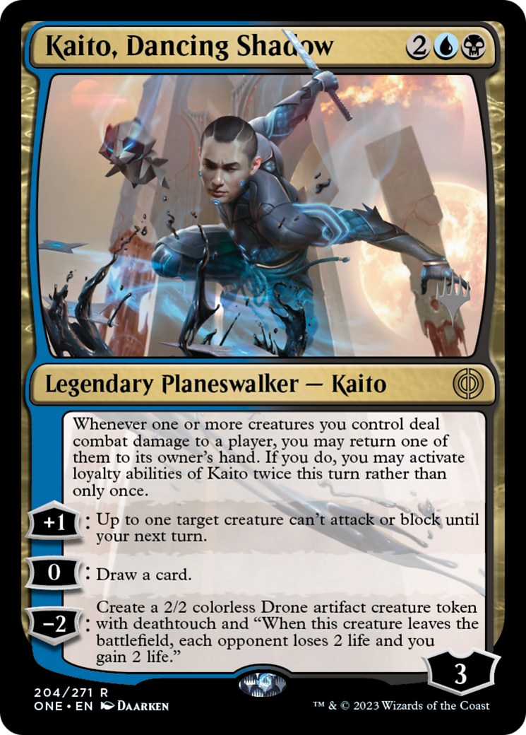 Kaito, Dancing Shadow (Promo Pack) [Phyrexia: All Will Be One Promos] | Boutique FDB TCG