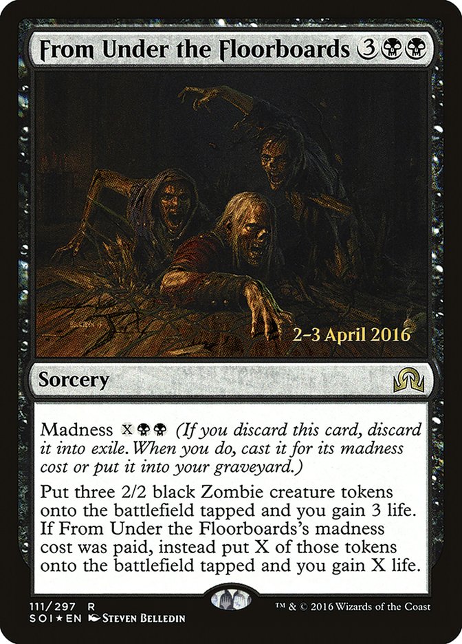 From Under the Floorboards [Shadows over Innistrad Prerelease Promos] | Boutique FDB TCG