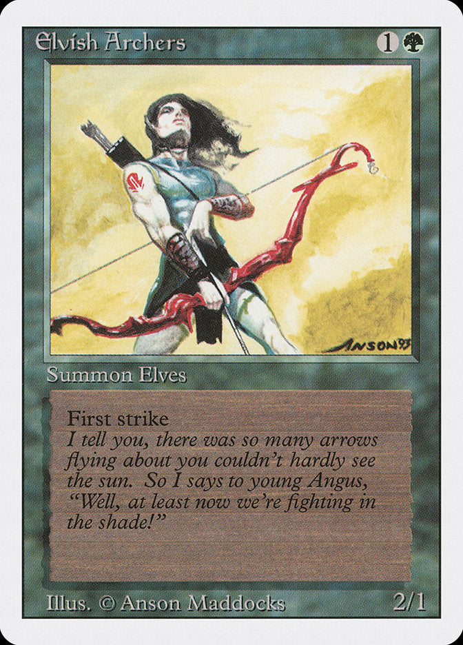 Elvish Archers [Revised Edition] | Boutique FDB TCG