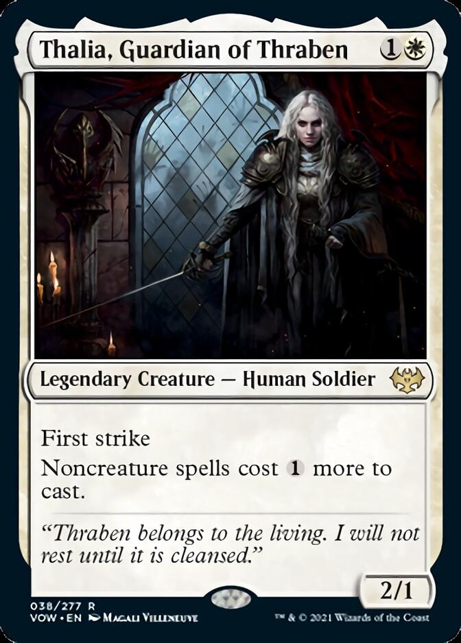 Thalia, Guardian of Thraben [Innistrad: Crimson Vow] | Boutique FDB TCG