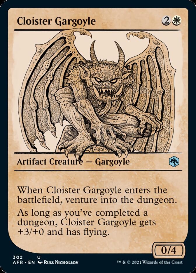 Cloister Gargoyle (Showcase) [Dungeons & Dragons: Adventures in the Forgotten Realms] | Boutique FDB TCG