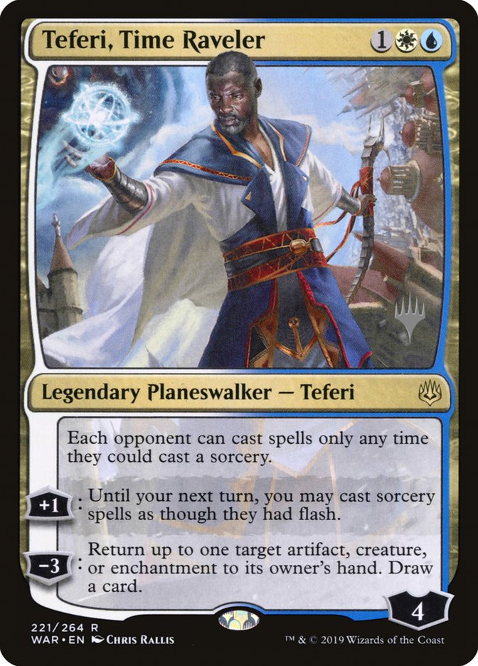 Teferi, Time Raveler (Promo Pack) [War of the Spark Promos] | Boutique FDB TCG