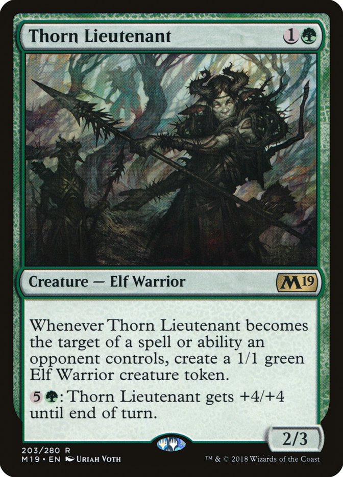 Thorn Lieutenant [Core Set 2019] | Boutique FDB TCG