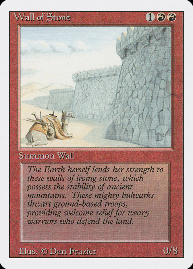 Wall of Stone [Revised Edition] | Boutique FDB TCG