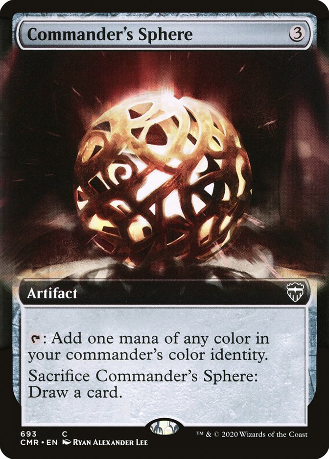 Commander's Sphere (Extended Art) [Commander Legends] | Boutique FDB TCG