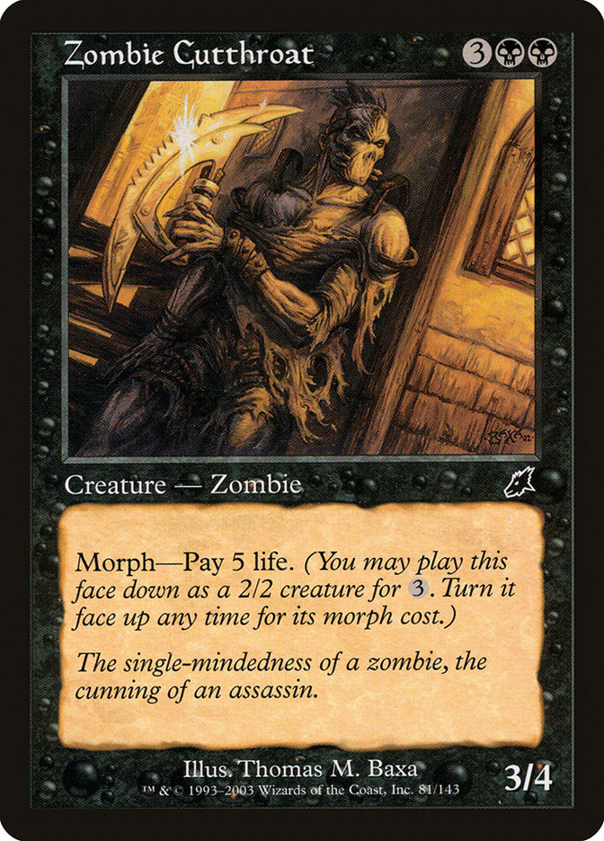 Zombie Cutthroat [Scourge] | Boutique FDB TCG