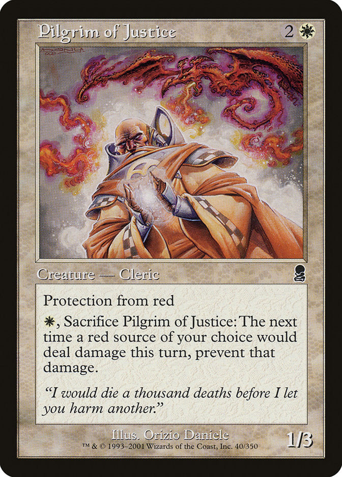 Pilgrim of Justice [Odyssey] | Boutique FDB TCG