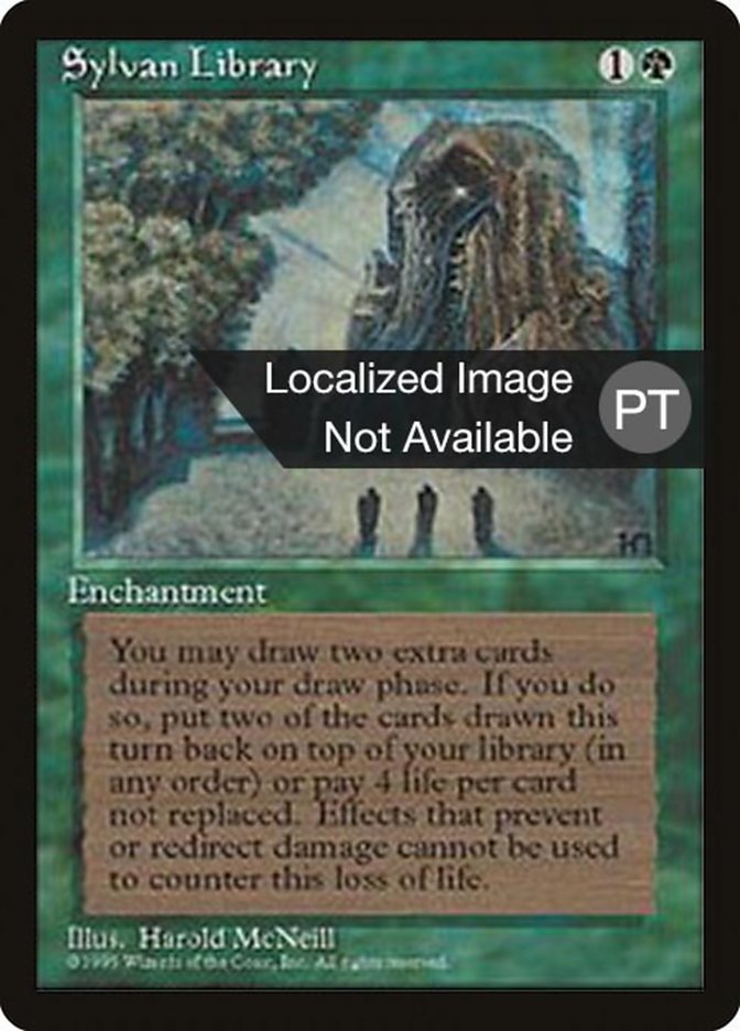 Sylvan Library [Fourth Edition (Foreign Black Border)] | Boutique FDB TCG