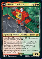 Blaster, Combat DJ // Blaster, Morale Booster [Transformers] | Boutique FDB TCG