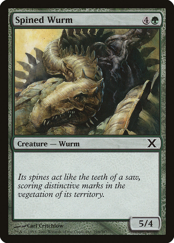 Spined Wurm [Tenth Edition] | Boutique FDB TCG