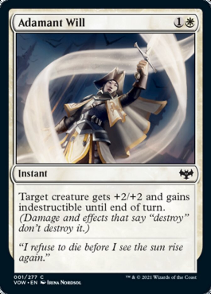 Adamant Will [Innistrad: Crimson Vow] | Boutique FDB TCG