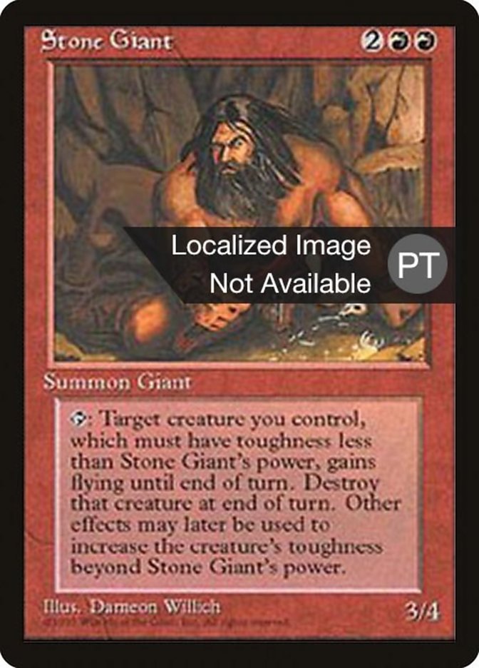 Stone Giant [Fourth Edition (Foreign Black Border)] | Boutique FDB TCG