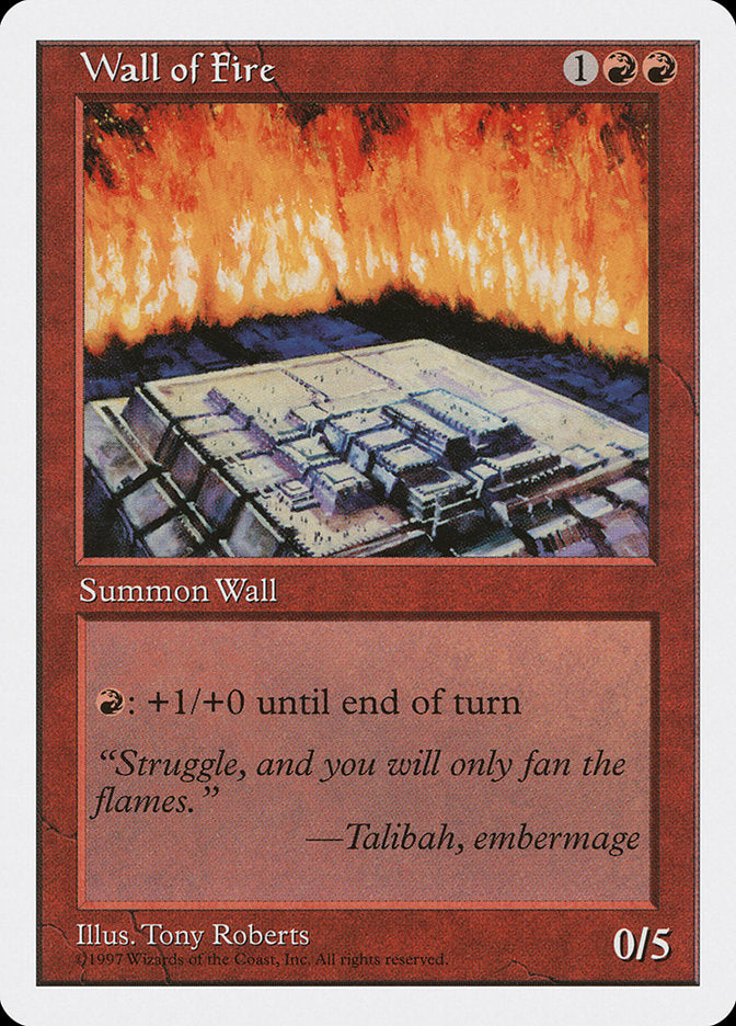 Wall of Fire [Fifth Edition] | Boutique FDB TCG