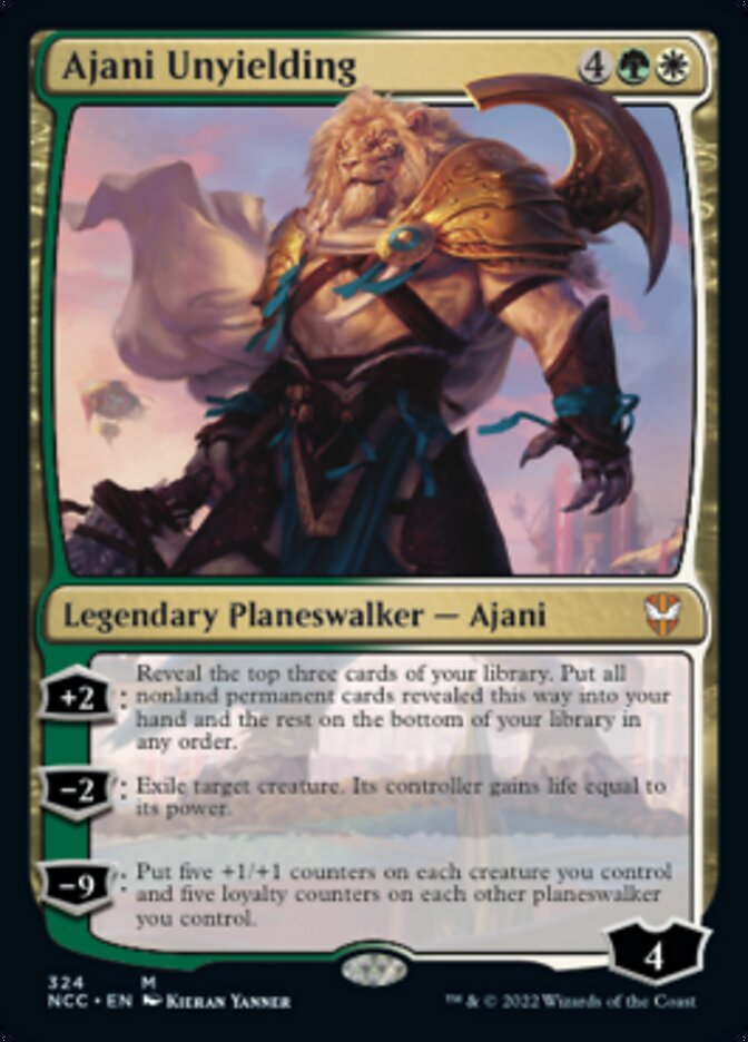 Ajani Unyielding [Streets of New Capenna Commander] | Boutique FDB TCG