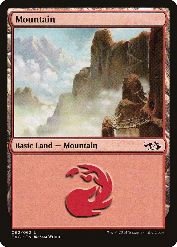 Mountain (62) (Elves vs. Goblins) [Duel Decks Anthology] | Boutique FDB TCG