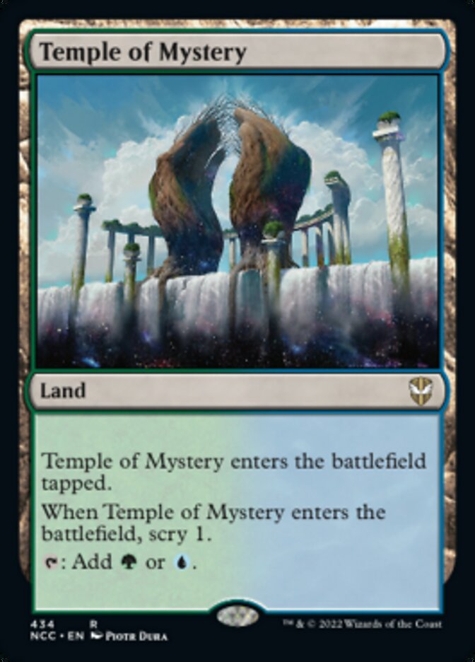 Temple of Mystery [Streets of New Capenna Commander] | Boutique FDB TCG