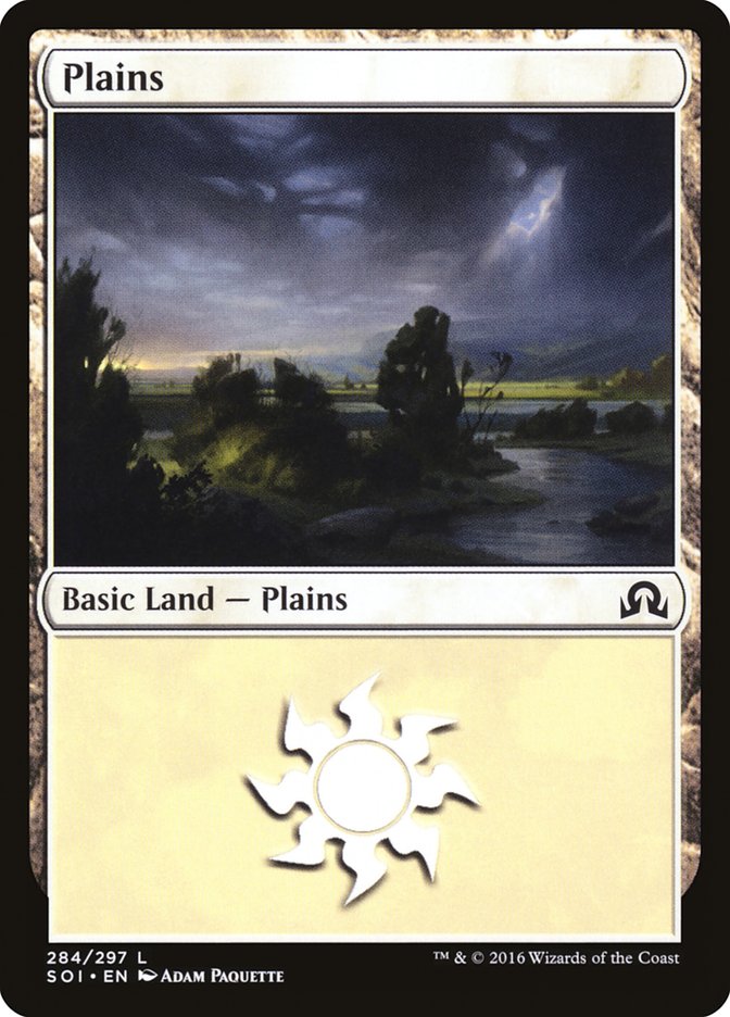 Plains (284) [Shadows over Innistrad] | Boutique FDB TCG