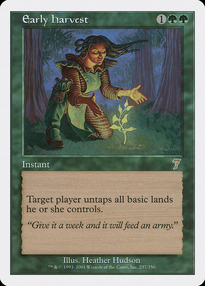 Early Harvest [Seventh Edition] | Boutique FDB TCG