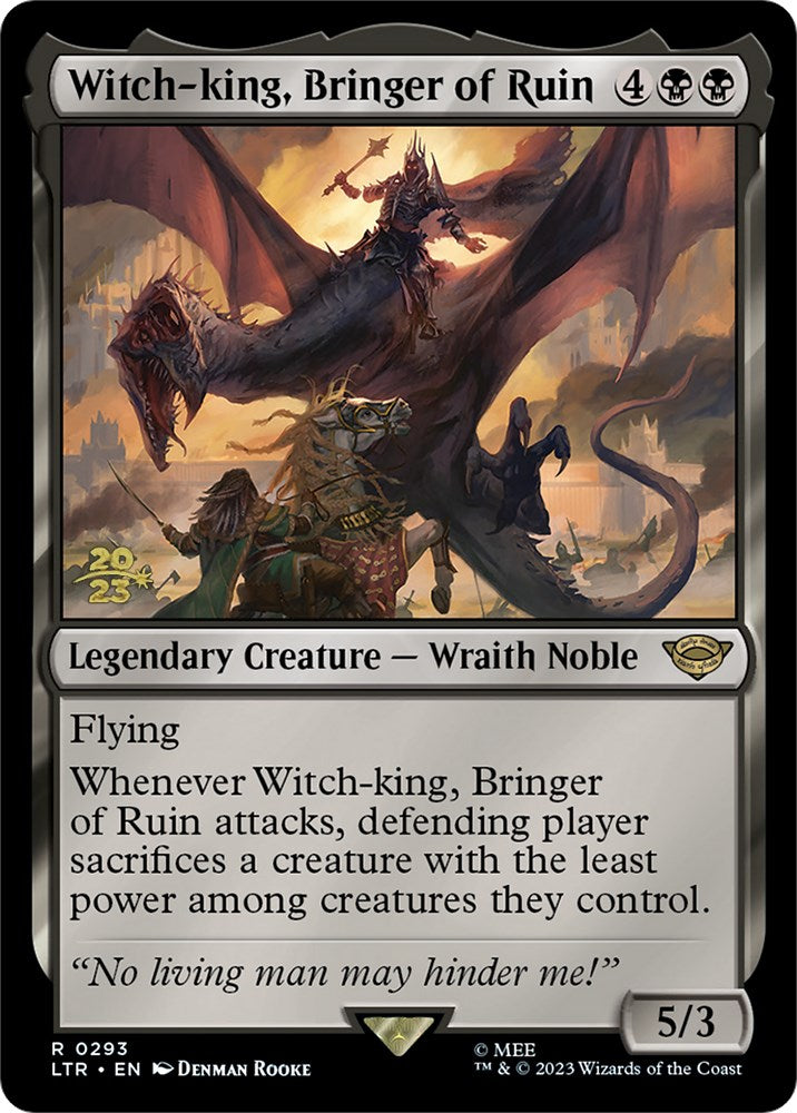 Witch-king, Bringer of Ruin [The Lord of the Rings: Tales of Middle-Earth Prerelease Promos] | Boutique FDB TCG