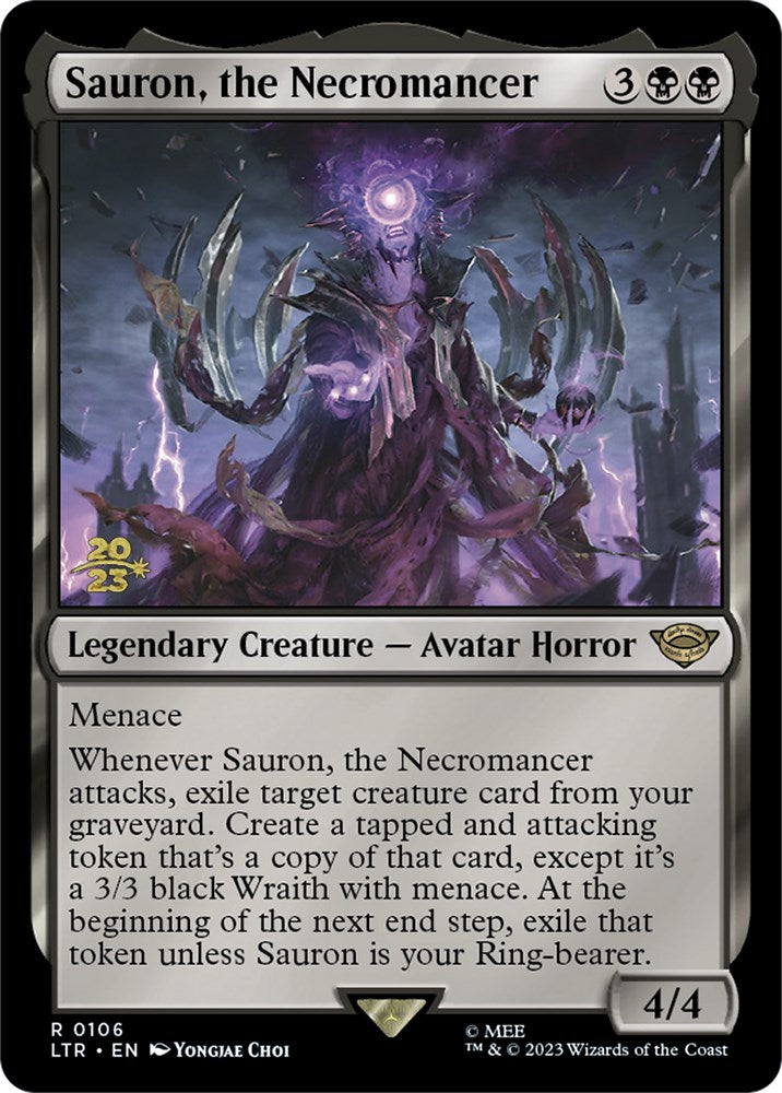 Sauron, the Necromancer [The Lord of the Rings: Tales of Middle-Earth Prerelease Promos] | Boutique FDB TCG