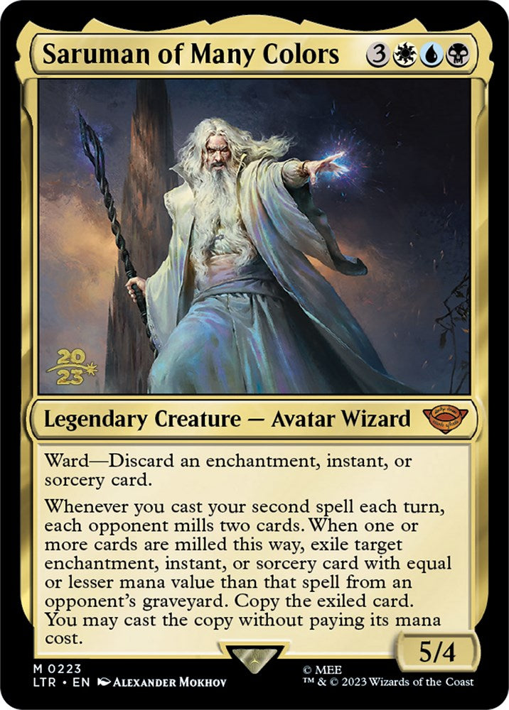 Saruman of Many Colors [The Lord of the Rings: Tales of Middle-Earth Prerelease Promos] | Boutique FDB TCG