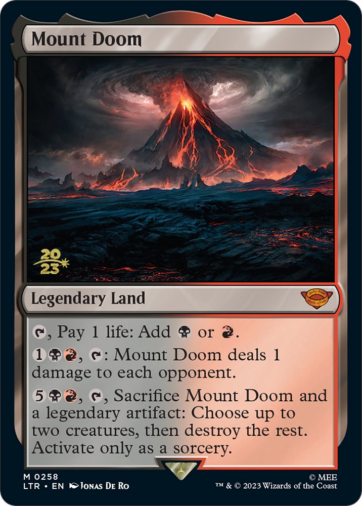 Mount Doom [The Lord of the Rings: Tales of Middle-Earth Prerelease Promos] | Boutique FDB TCG