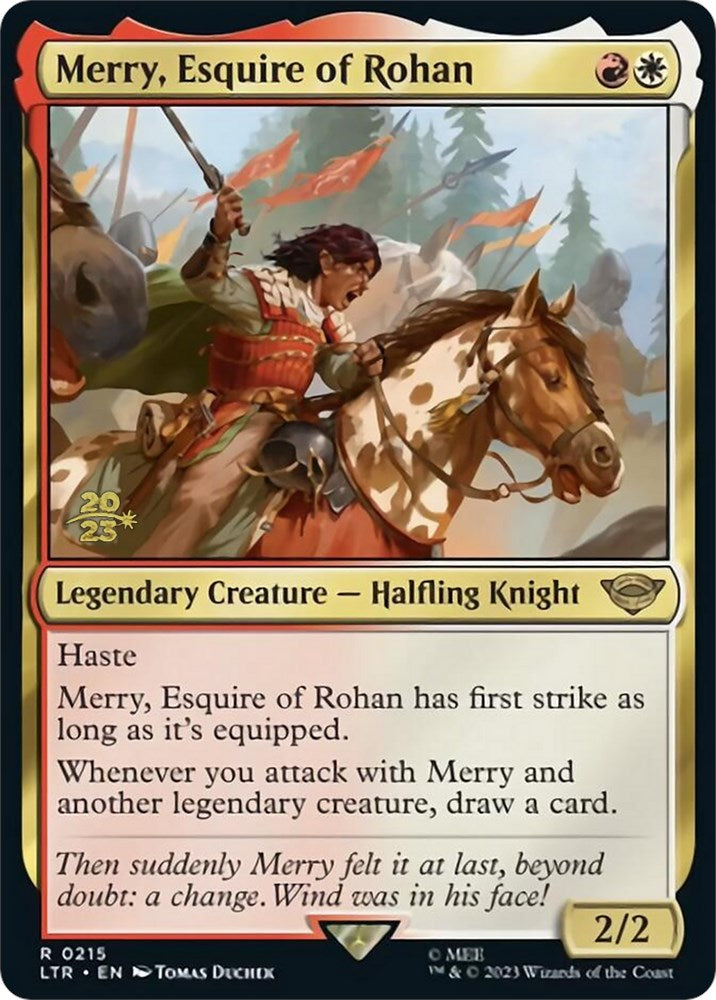 Merry, Esquire of Rohan [The Lord of the Rings: Tales of Middle-Earth Prerelease Promos] | Boutique FDB TCG