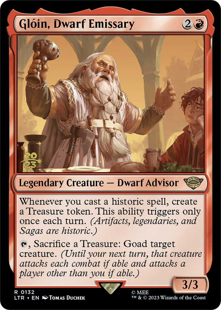 Gloin, Dwarf Emissary [The Lord of the Rings: Tales of Middle-Earth Prerelease Promos] | Boutique FDB TCG