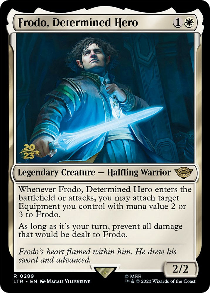 Frodo, Determined Hero [The Lord of the Rings: Tales of Middle-Earth Prerelease Promos] | Boutique FDB TCG