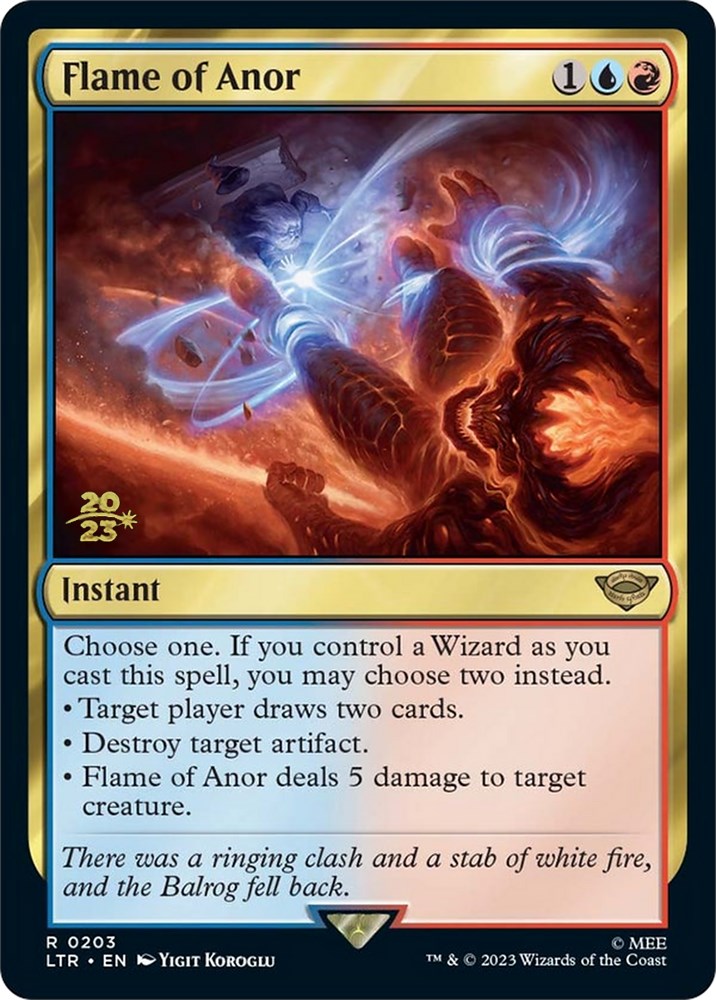 Flame of Anor [The Lord of the Rings: Tales of Middle-Earth Prerelease Promos] | Boutique FDB TCG