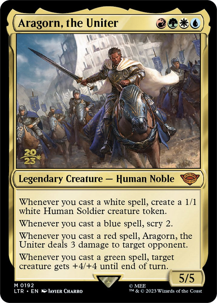 Aragorn, the Uniter [The Lord of the Rings: Tales of Middle-Earth Prerelease Promos] | Boutique FDB TCG