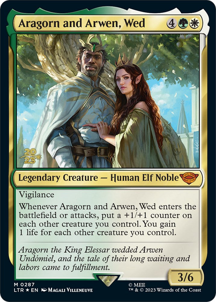 Aragorn and Arwen, Wed [The Lord of the Rings: Tales of Middle-Earth Prerelease Promos] | Boutique FDB TCG