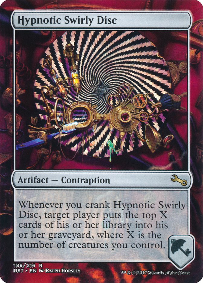 Hypnotic Swirly Disc [Unstable] | Boutique FDB TCG