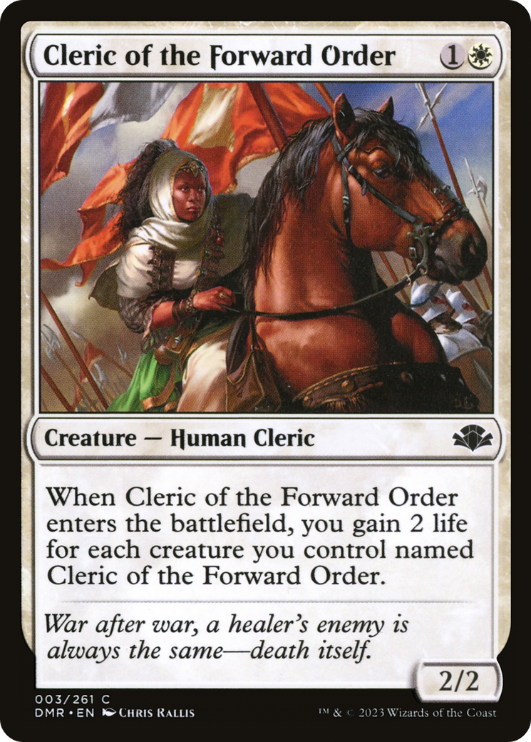Cleric of the Forward Order [Dominaria Remastered] | Boutique FDB TCG
