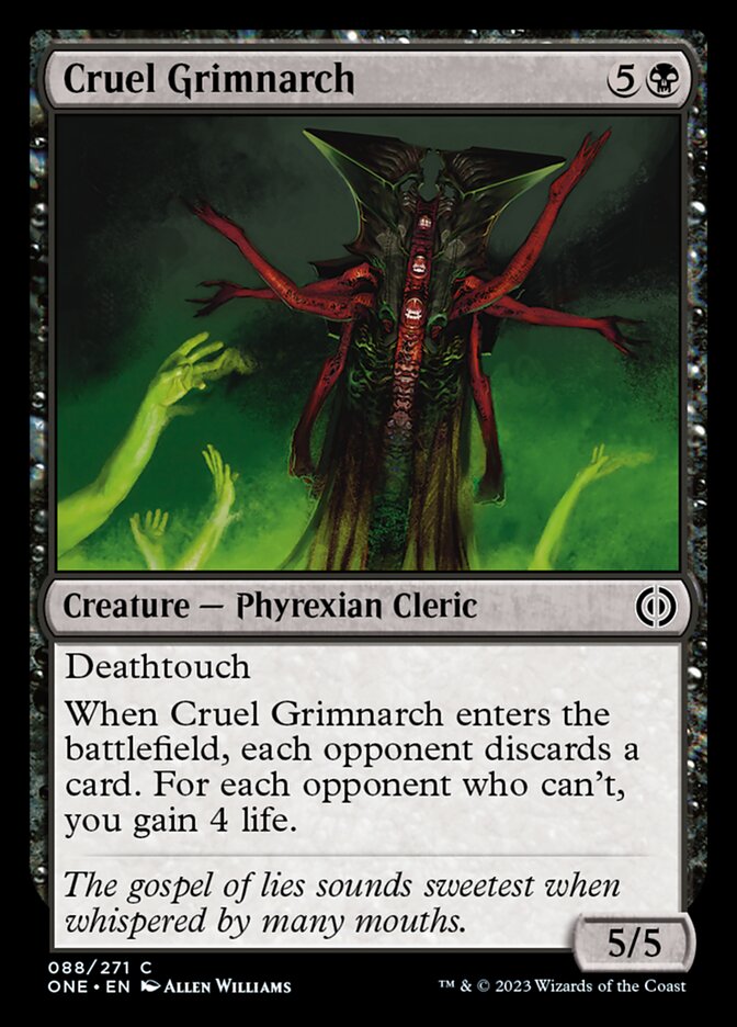 Cruel Grimnarch [Phyrexia: All Will Be One] | Boutique FDB TCG